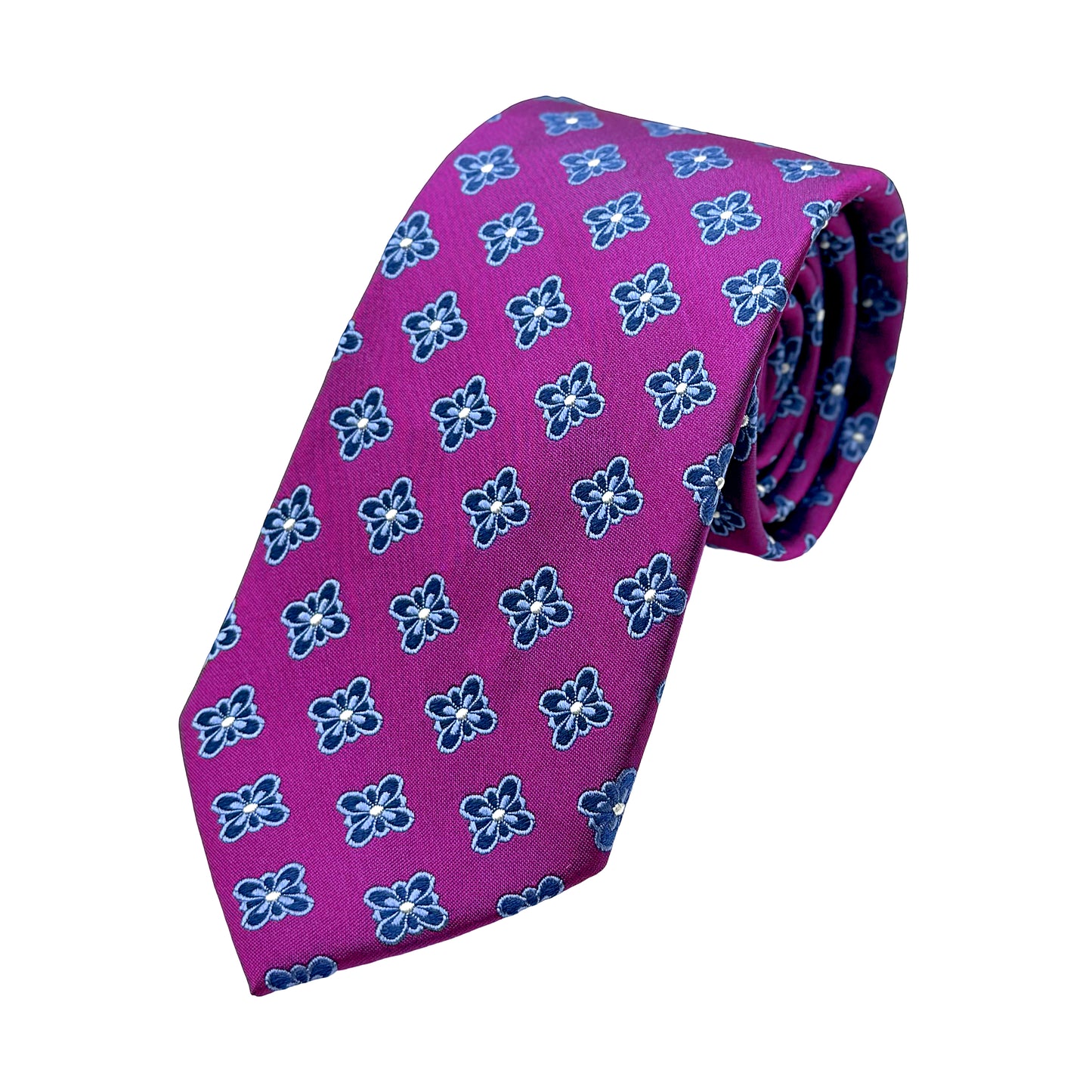 James Adelin Mens Luxury Silk Neck Tie in Geometric Weave Design