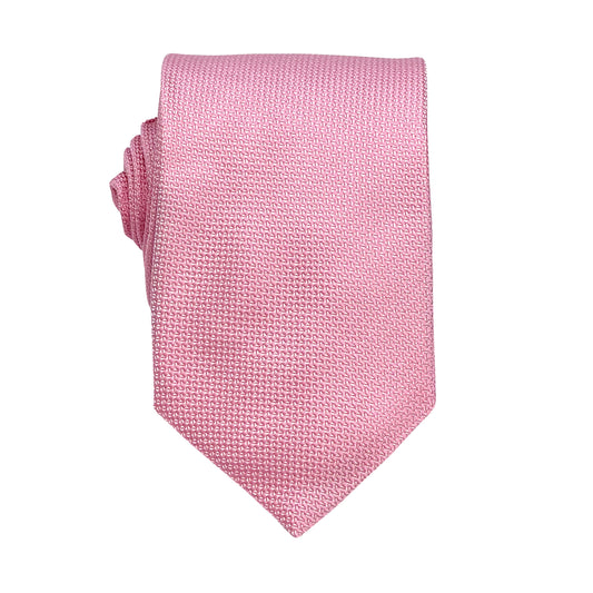 Pink Luxury Oxford Weave 7.5cm Neck Tie