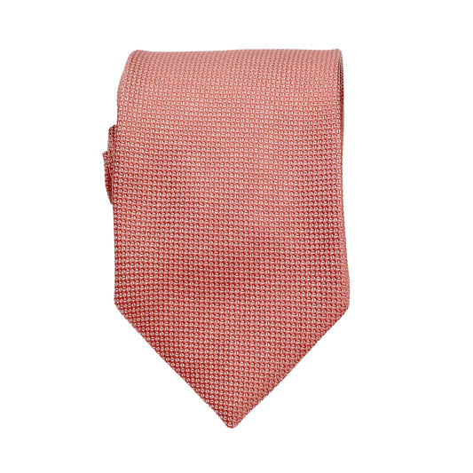 Tangerine Luxury Oxford Weave 7.5cm Neck Tie