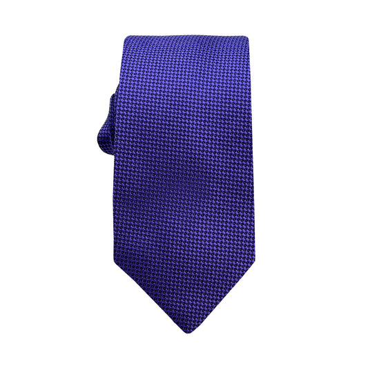 Purple Luxury Oxford Weave 6.5cm Skinny Neck Tie