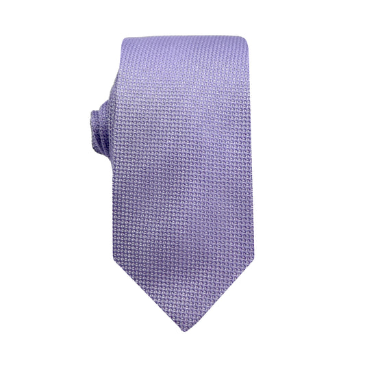 Lavender Luxury Oxford Weave 6.5cm Skinny Neck Tie