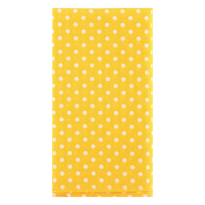 Gold/White Polka Dot Pocket Square, Flower and Bow Tie Combo Set