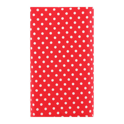Red/White Polka Dot Pocket Square, Flower and Bow Tie Combo Set