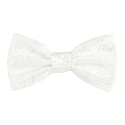 James Adelin Floral Bow Tie in White