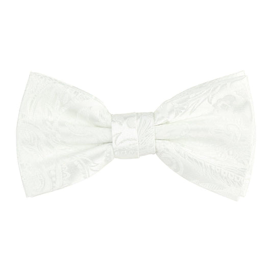 James Adelin Floral Bow Tie in White