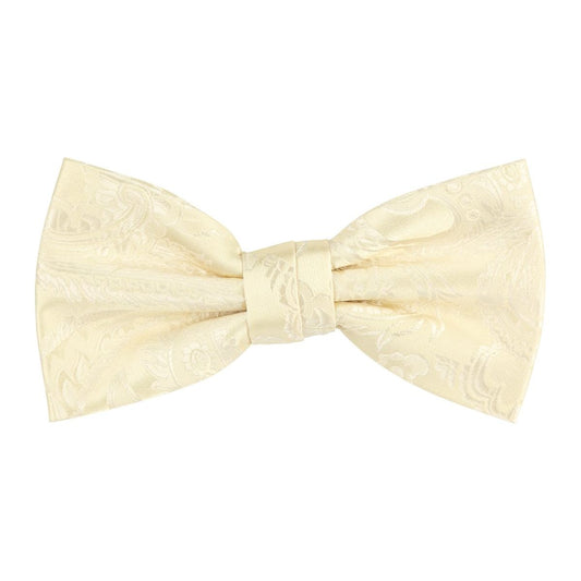 James Adelin Floral Bow Tie in Ivory