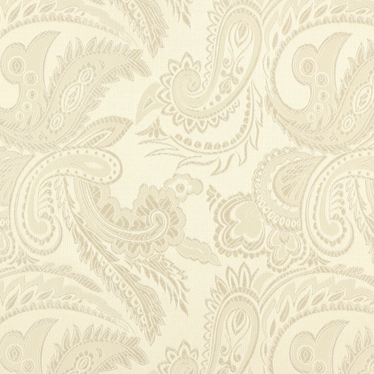 Ivory Luxury Paisley Weave Pocket Square