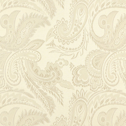 Ivory Luxury Paisley Weave Pocket Square