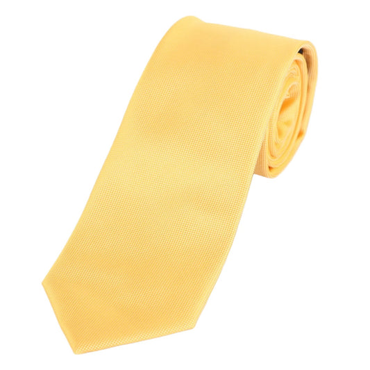 Gold Luxury Textured Weave Neck Tie