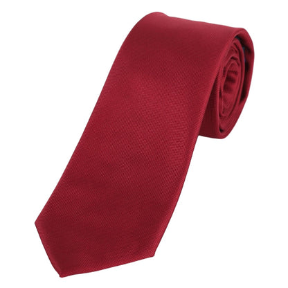 Burgundy Luxury Textured Weave Neck Tie