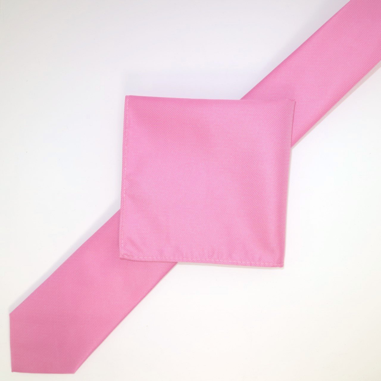 Pink Luxury Textured Weave Pocket Square