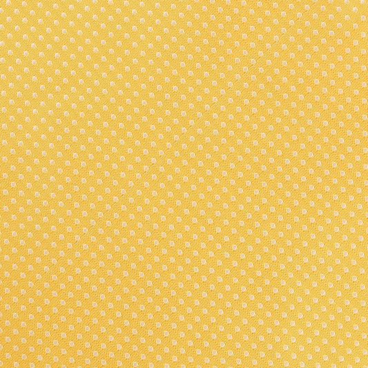 Gold/White Luxury Mini Spotted Weave Pocket Square