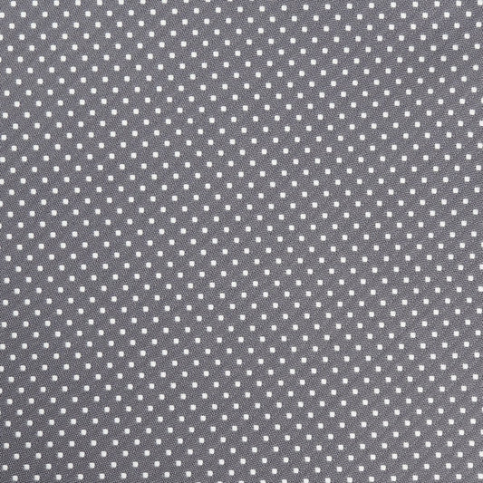 Charcoal/White Luxury Mini Spotted Weave Pocket Square