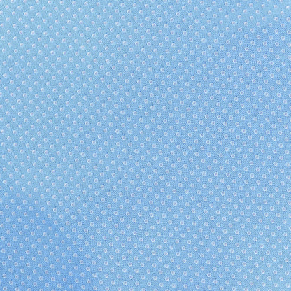 Sky/White Luxury Mini Spotted Weave Pocket Square