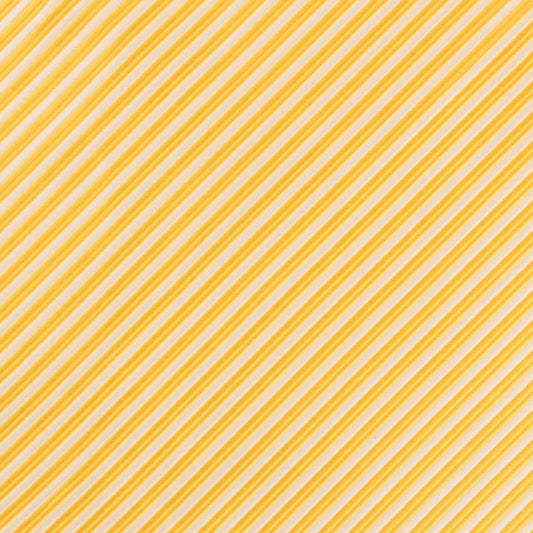 Gold/White Luxury Mini Striped Weave Pocket Square