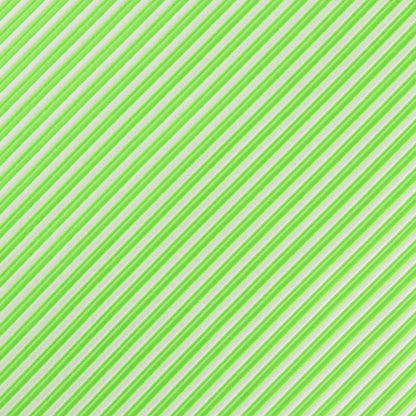 Lime Green/White Luxury Mini Striped Weave Pocket Square