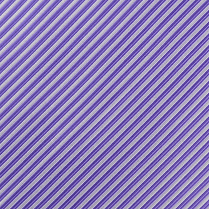 Purple/White Luxury Mini Striped Weave Pocket Square