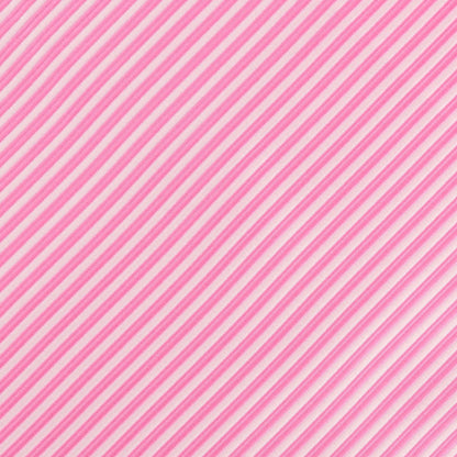 Pink/White Luxury Mini Striped Weave Pocket Square