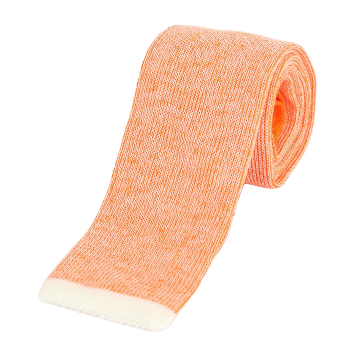 Orange Shaded Effect Mens Knitted Tie