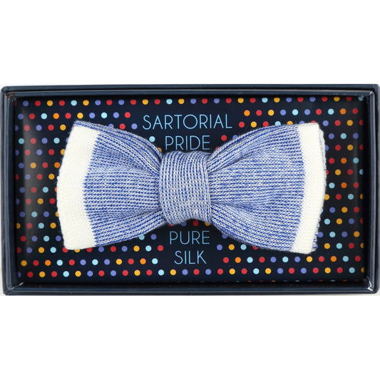 Royal Shaded Effect Mens Italian Knitted Bow Tie