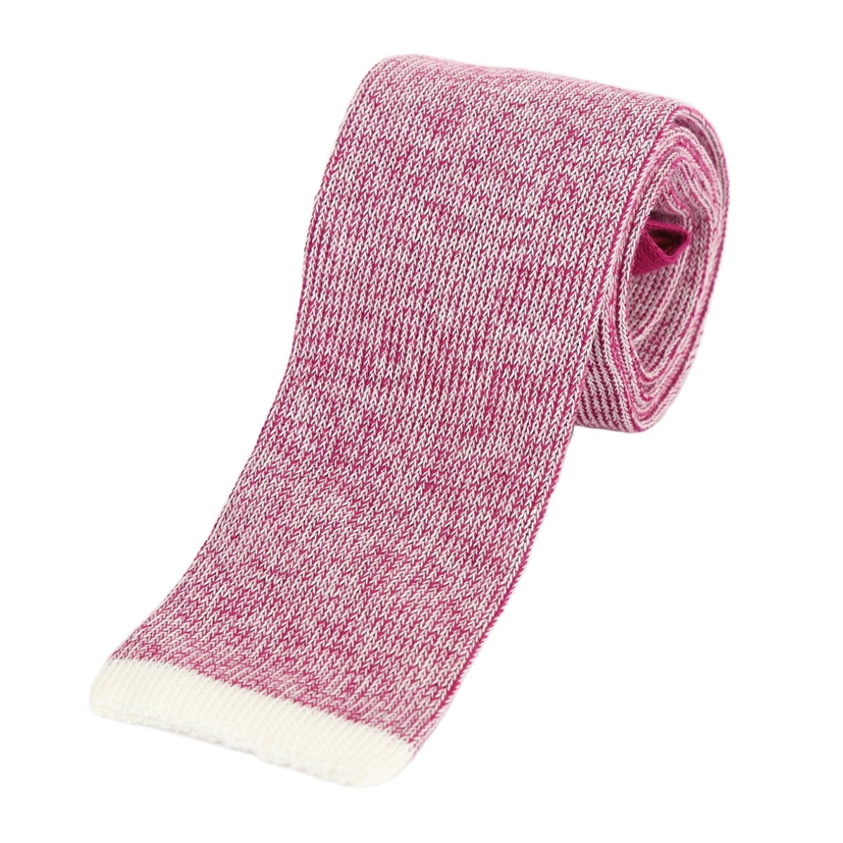 Magenta Shaded Effect Mens Knitted Tie