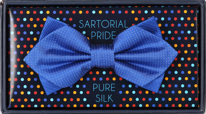 Royal Luxury Pure Silk Combo PinPoint Satin/Twill Weave Bow Tie
