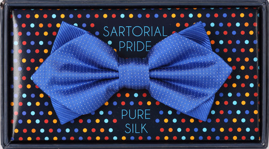 Royal Luxury Pure Silk Combo PinPoint Satin/Twill Weave Bow Tie