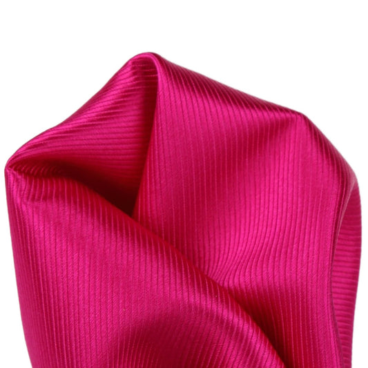 Magenta Pure Silk Twill Weave Pocket Square