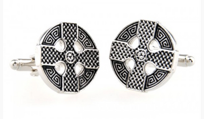 James Adelin Silver Vintage Cross Cuff Links